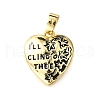 Brass Pendants KK-V007-011G-05-1