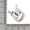 Tibetan Style Alloy Pendants PALLOY-R157-01AS-05-3