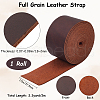 2M Flat AB Grade Cowhide Leather Cord AJEW-WH0479-73G-03-2