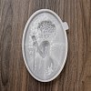 Jazz Women Singer Shape Display Decoration DIY Silicone Statue Mold DIY-K072-04-3