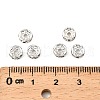 Brass Grade A Rhinestone Spacer Beads RB-A014-Z6mm-01S-2
