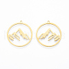 304 Stainless Steel Pendants STAS-N090-LA911-2-1