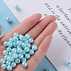 Opaque Acrylic Beads X-MACR-S370-D8mm-A07-5