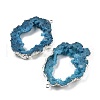 Dyed Nuggets Natural Druzy Geode Agate Big Pendants G-M287-10-S-2