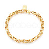 Brass Chain Bracelets BJEW-N032-05G-2