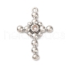 Brass Micro Pave Cubic Zirconia Pendants KK-F895-01P-1