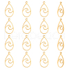 Unicraftale 12Pcs 201 Stainless Steel Pendants STAS-UN0045-95-1