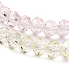 Transparent Painted Glass Beads Strands X1-DGLA-A034-T8mm-A25-4