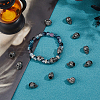 12Pcs 304 Stainless Steel European Beads STAS-HS0001-05-6