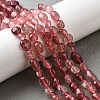 Natural Strawberry Quartz Nuggets Beads Strands G-J335-17-7