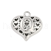 Hollow Brass Pendants for Valentine's Day KK-M289-03Q-P-1
