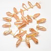 Electroplate Gemstone Natural Quartz Crystal Beads Strands G-L134-01-3