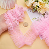 Gorgecraft 10M Polyester Pleated Lace Trim OCOR-GF0003-21A-3