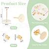 Unicraftale 304 Stainless Steel Stud Earring Findings STAS-UN0015-73B-3