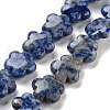 Natural Blue Spot Jasper Beads Strands G-F769-D01-01-1