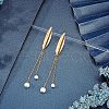 Unicraftale 24Pcs 6 Style 304 Stainless Steel Stud Earring Findings STAS-UN0022-80-3