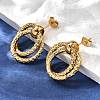201 Stainless Steel Earrings EJEW-Q026-02G-C-4