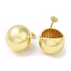 Brass Stud Earrings KK-Z037-01G-2