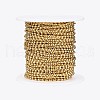 Handmade Ion Plating(IP) 304 Stainless Steel Ball Chains STAS-F136-14G-20m-2