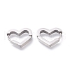 Tarnish Resistant 304 Stainless Steel Huggie Hoop Earrings EJEW-O099-07P-2