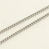 Tarnish Resistant 304 Stainless Steel Curb Chains CHS-Q001-20-1
