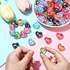 UV Plating Acrylic Beads OACR-CJC0009-07-4
