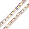 Electroplate Glass Beads Strands GLAA-Q101-02A-AB09-1