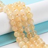 Dyed Natural Malaysia Jade Beads Strands G-G021-02A-11-1