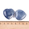 Mother's Day Gifts Dyed & Heated Natural Blue Aventurine Healing Stones G-G020-01-04-3