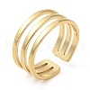 304 Stainless Steel Open Cuff Rings RJEW-K245-84G-3