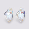 K9 Glass Rhinestone Pendants GLAA-K034-D03-1