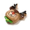 Christmas Theme Opaque Resin Cabochons RESI-R453-01J-2