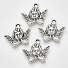 Tibetan Style Alloy Pendants TIBEP-Q083-06AS-NR-1