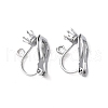 316 Stainless Steel Clip-on Earring Findings STAS-Z124-03P-1