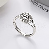 925 Sterling Silver Adjustable Finger Rings FS-WG2A94A-01-1