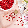 GOMAKERER 7 Strands 7 Styles  Opaque Solid Color Glass Beads Strands EGLA-GO0001-02A-3