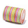 Segment Dyed Twisted Waxed Polyester Cord YC-C003-01A-2