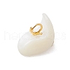 Natural Trochus Shell Chip Charms PALLOY-JF03437-01-4