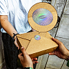 PET Waterproof Self Adhesive Laser Sticker STIC-WH0028-008-7
