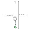 Glass Teardrop with Tree of Life Hanging Pendant Decorations PW-WG20658-01-1