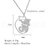 Non-Tarnish Stainless Steel Pendant Necklaces ZE1785-2-3