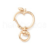 Apple Alloy Swivel Clasps X-FIND-L012-02KCG-1