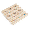 5-Slot Wood Rings Display Stands RDIS-WH0006-30-1