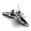 Tibetan Style Alloy Insect Brooches JEWB-A021-03AS-02-2