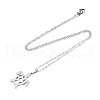 Non-Tarnish 201 Stainless Steel Pendants Necklaces NJEW-S105-JN691-45-1-2
