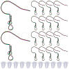 SOFPLATE 80Pcs Ion Plating(IP) 304 Stainless Steel French Earring Hooks STAS-SP0001-81-1