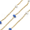 304 Stainless Steel Enamel Link Chains AJEW-Z028-09G-07-1
