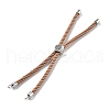 Twisted Nylon Cord Silder Bracelets DIY-B066-03P-03-1