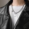 Unicraftale 201 Stainless Steel Rectangle Stamping Blank Tag Pendants STAS-UN0002-77P-3