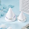 SUNNYCLUE 2Pcs 2 Styles 925 Sterling Silver Spring Gate Rings STER-SC0001-35B-4